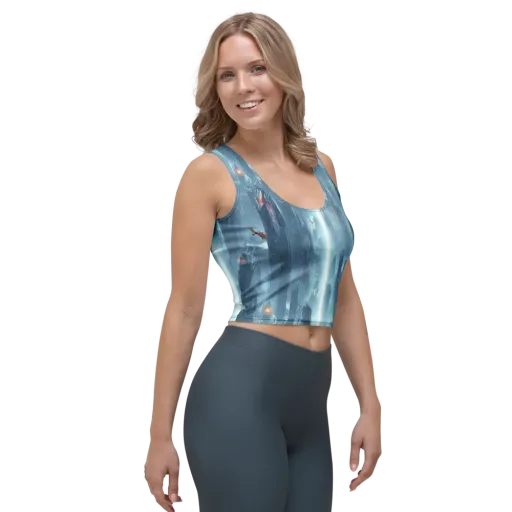 Neon Frostline on a Crop Top