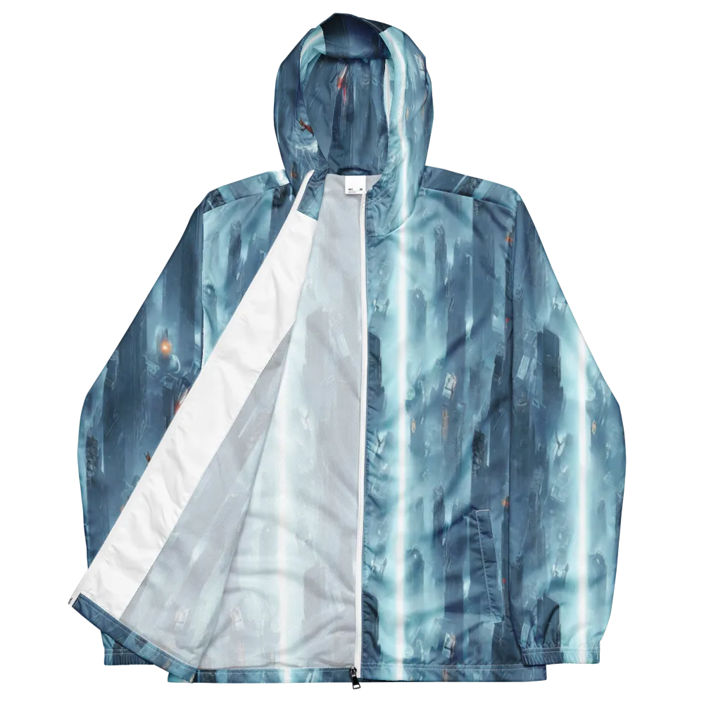 Neon Frostline on Men's Windbreaker — Front