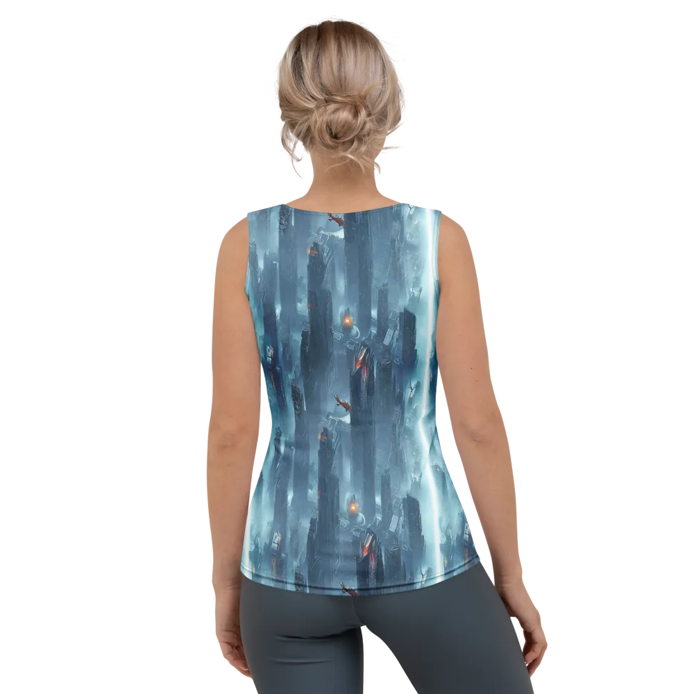 Neon Frostline on Women's Tank Top — Back