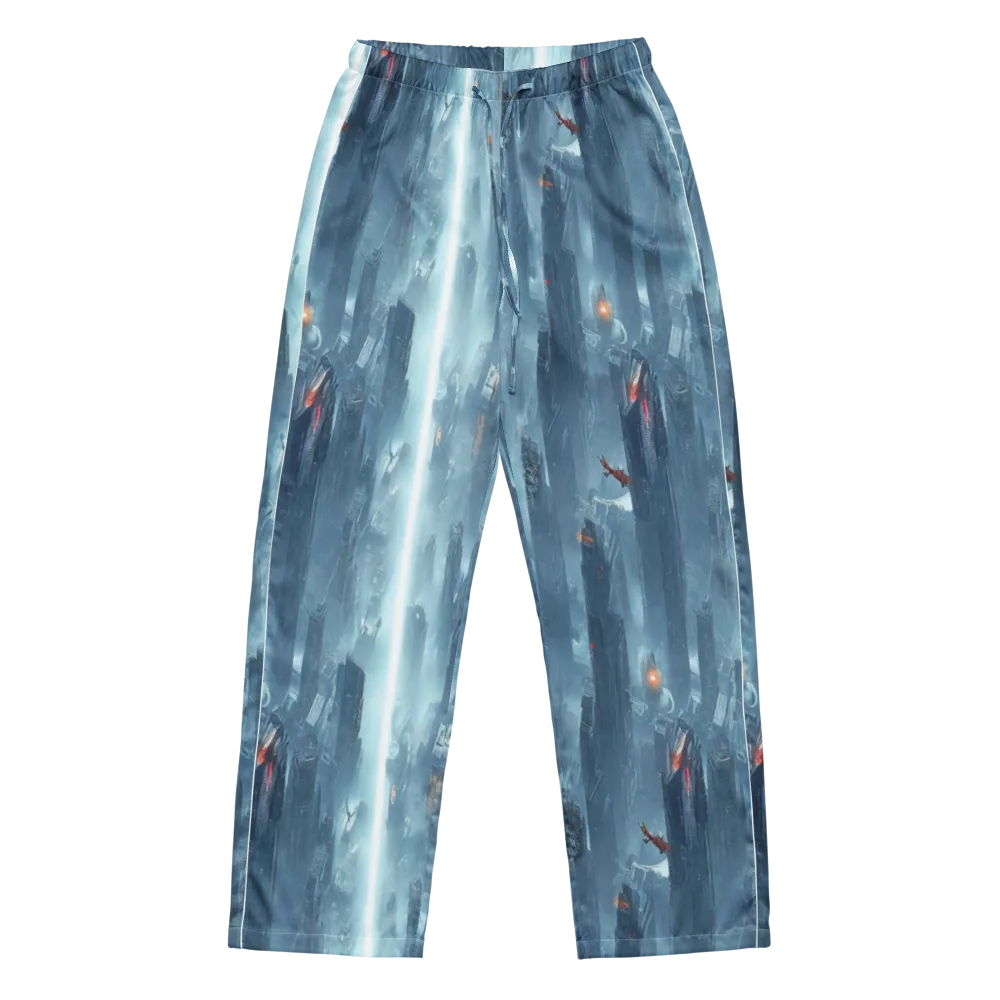 Neon Frostline on Women's Pajama Pants — Front