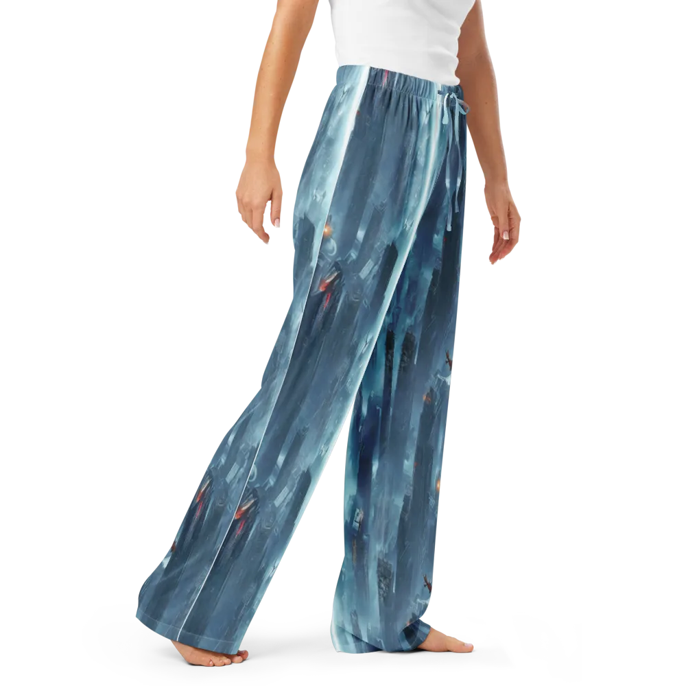 Neon Frostline on Women's Pajama Pants — Right Front