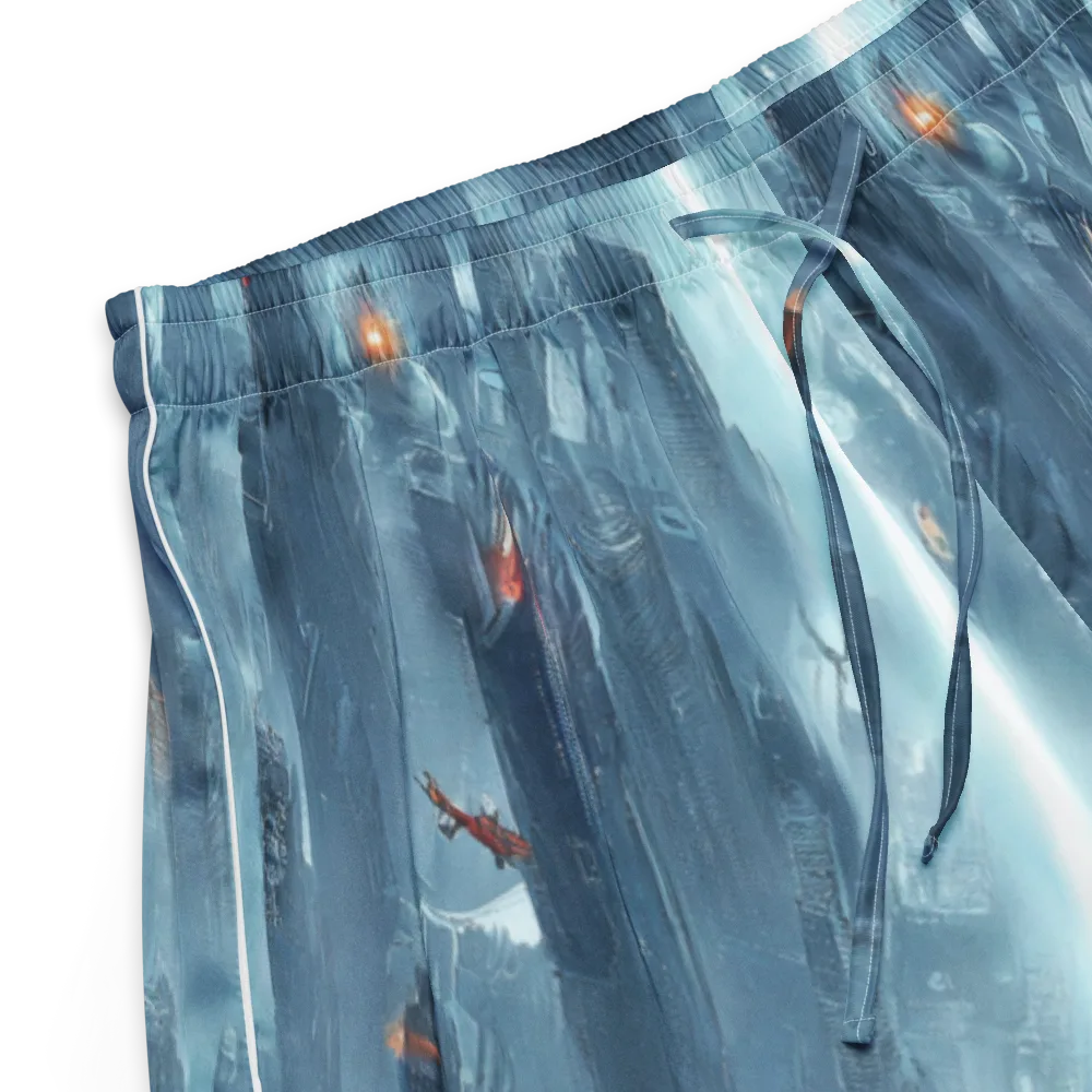 Neon Frostline on Women's Pajama Shorts — Product details
