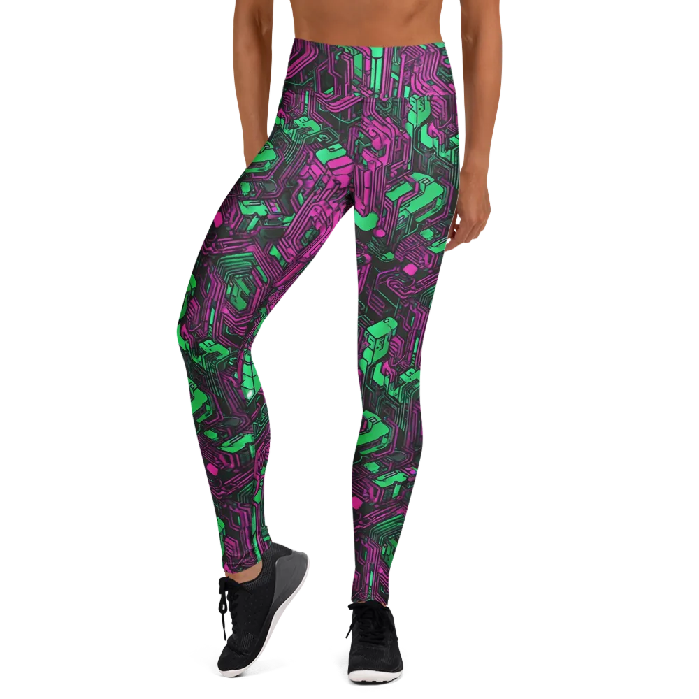 Afterglow Architecture on Yoga Leggings — Front