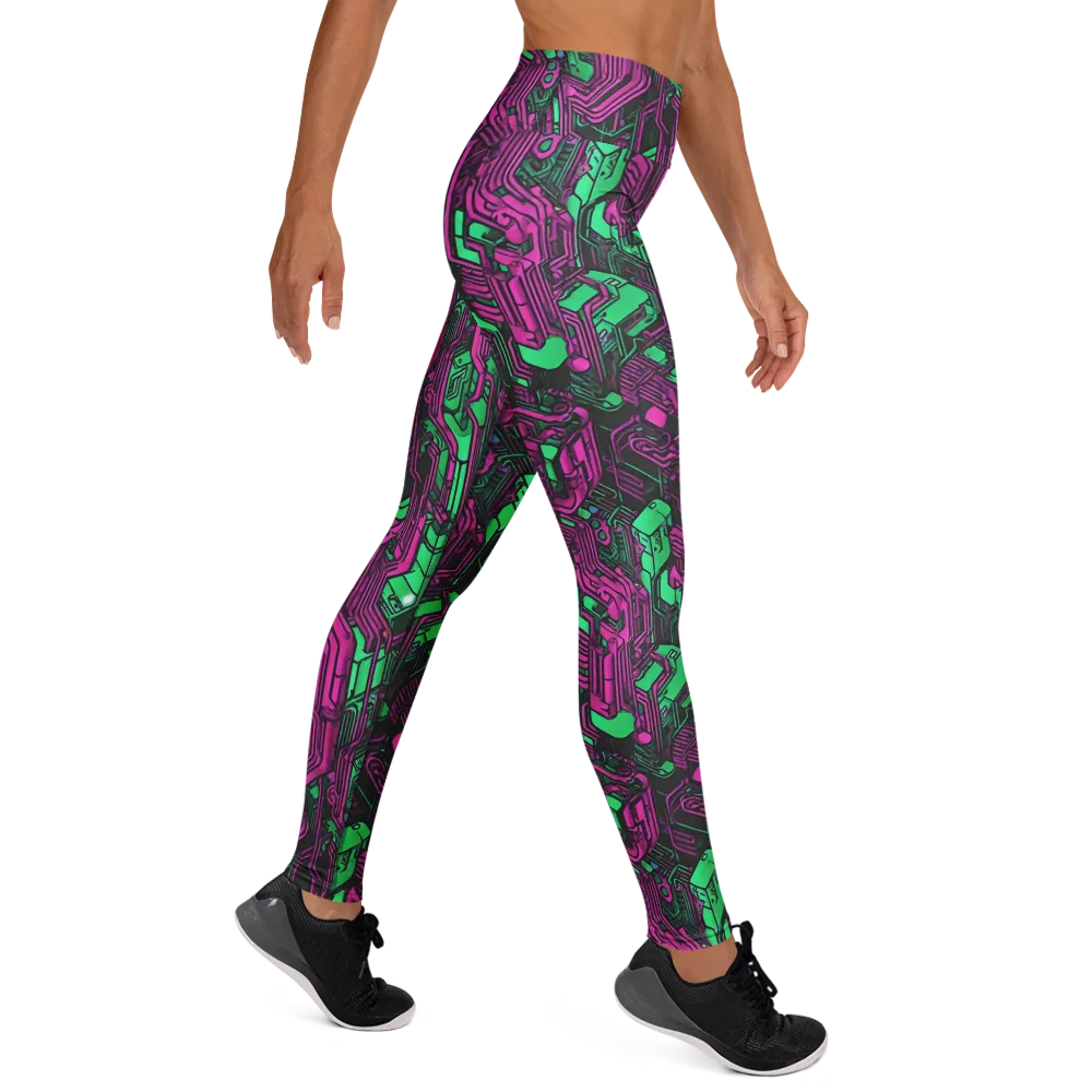 Afterglow Architecture on Yoga Leggings — Right
