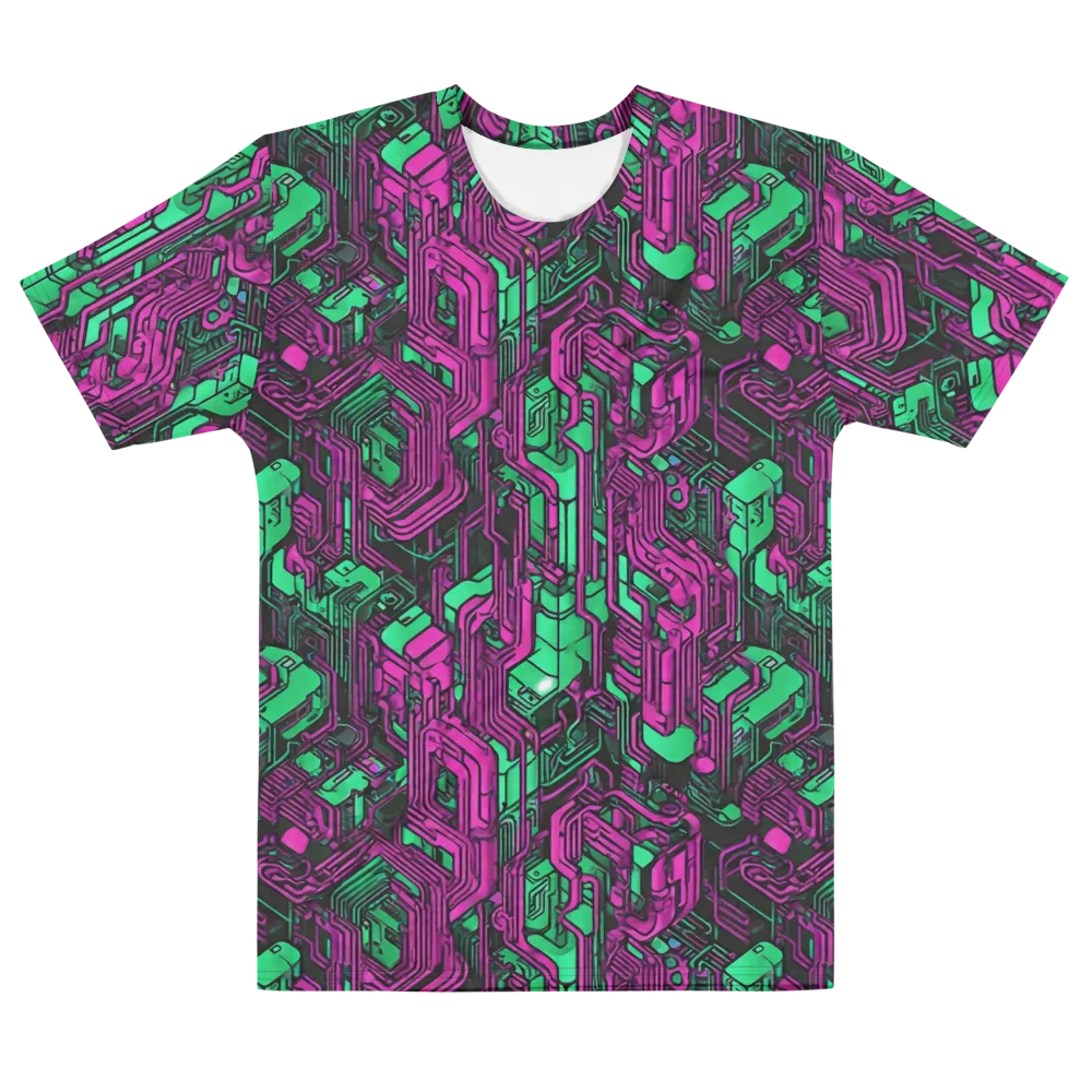Afterglow Architecture on Men's Cotton Crew Neck T-Shirt — Front