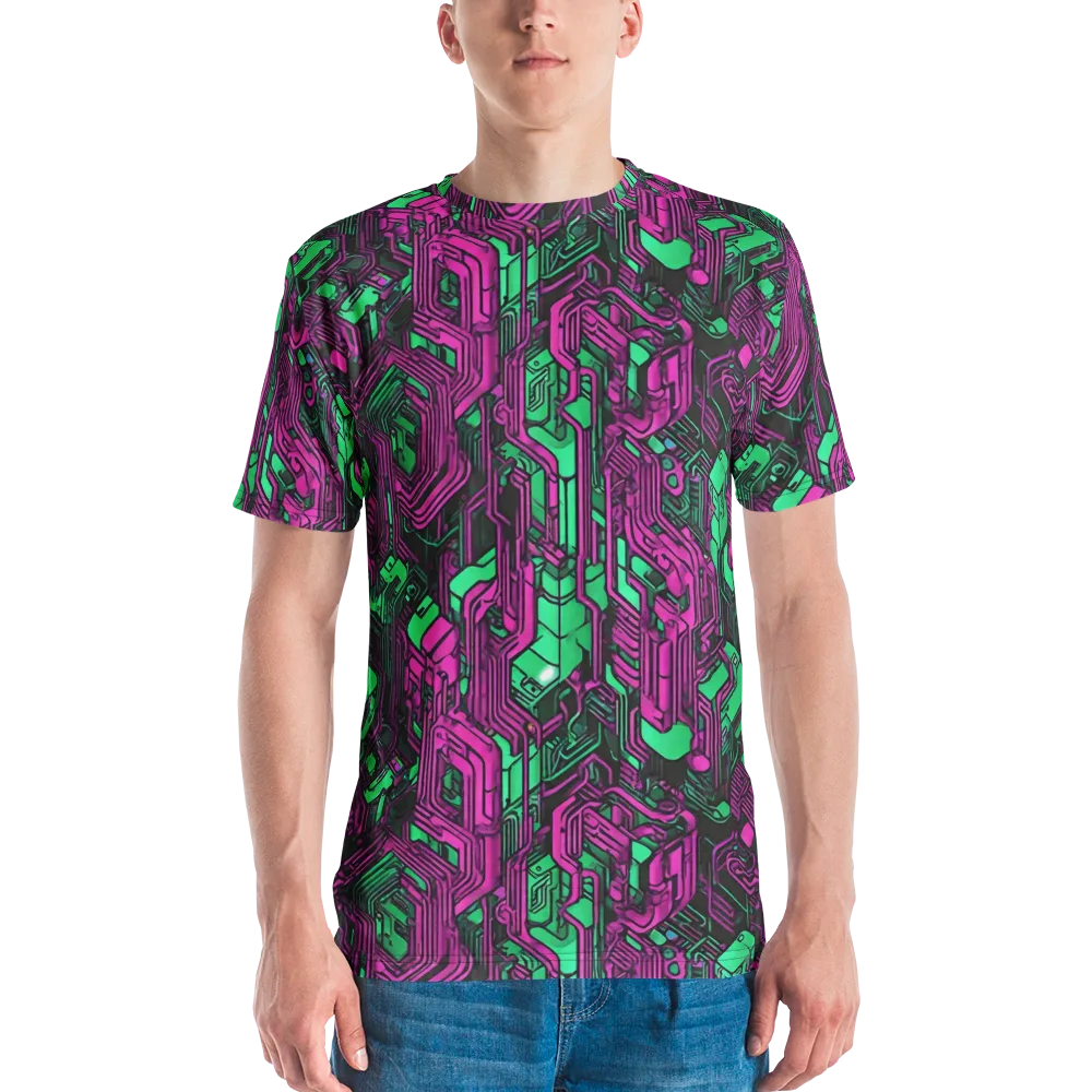 Afterglow Architecture on Men's Crew Neck T-Shirt — Front