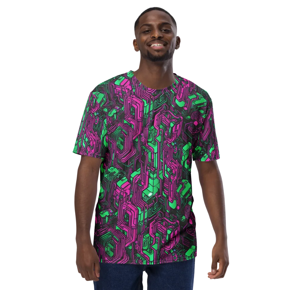 Afterglow Architecture on Men's Crew Neck T-Shirt — Front