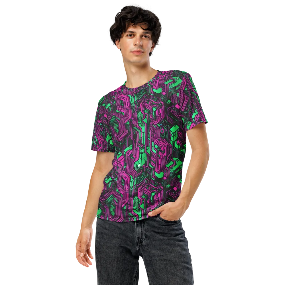 Afterglow Architecture on Men's Crew Neck T-Shirt — Front