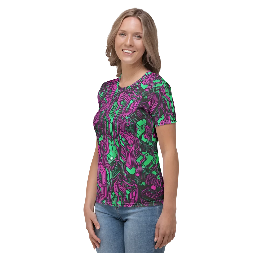 Afterglow Architecture on Women's Crew Neck T-Shirt — Left