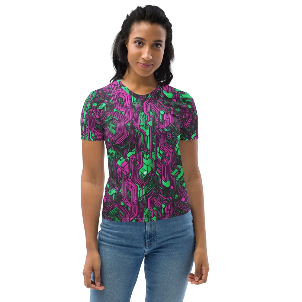 Afterglow Architecture on Women's Crew Neck T-Shirt — Front