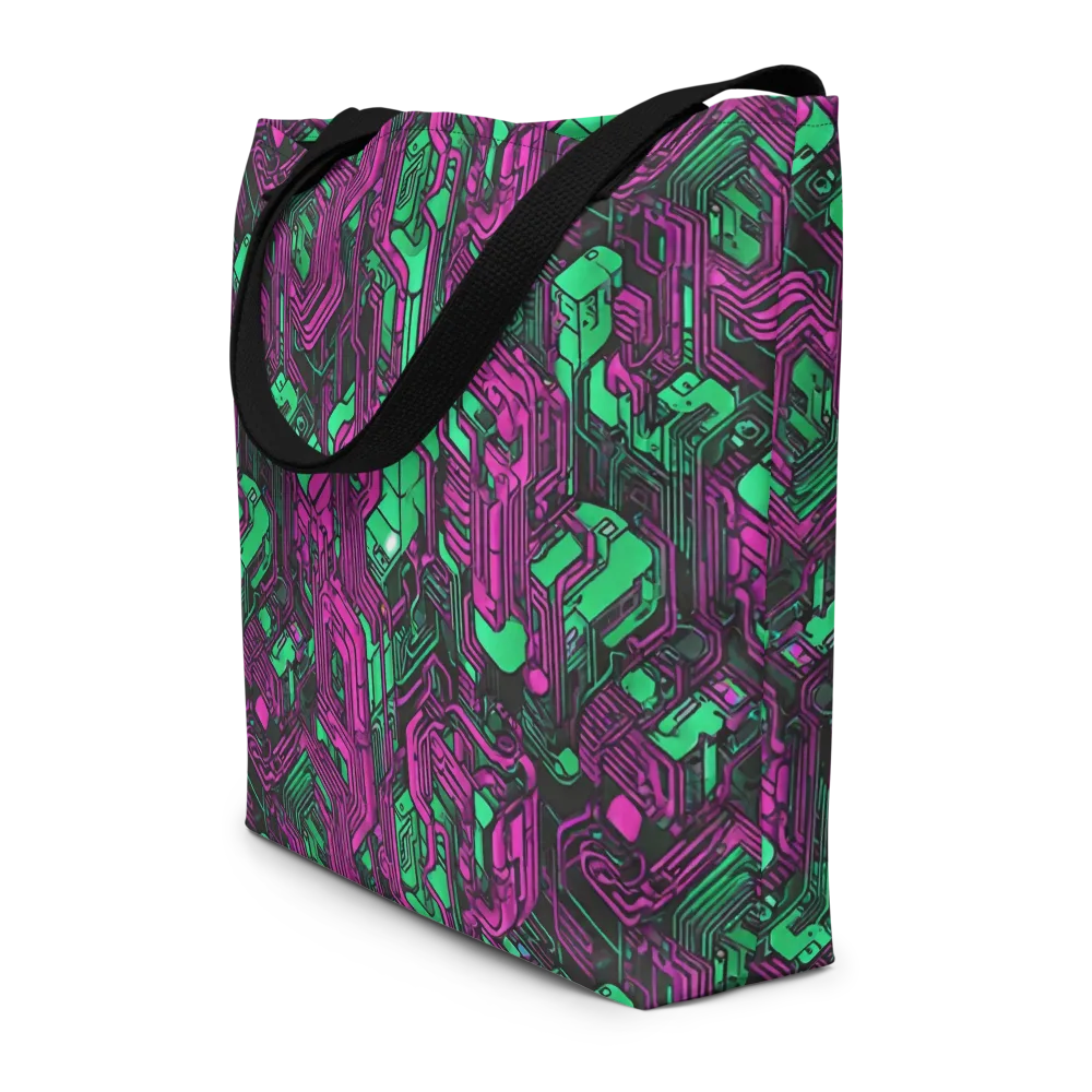 Afterglow Architecture on Large Tote Bag W/ Pocket — Front