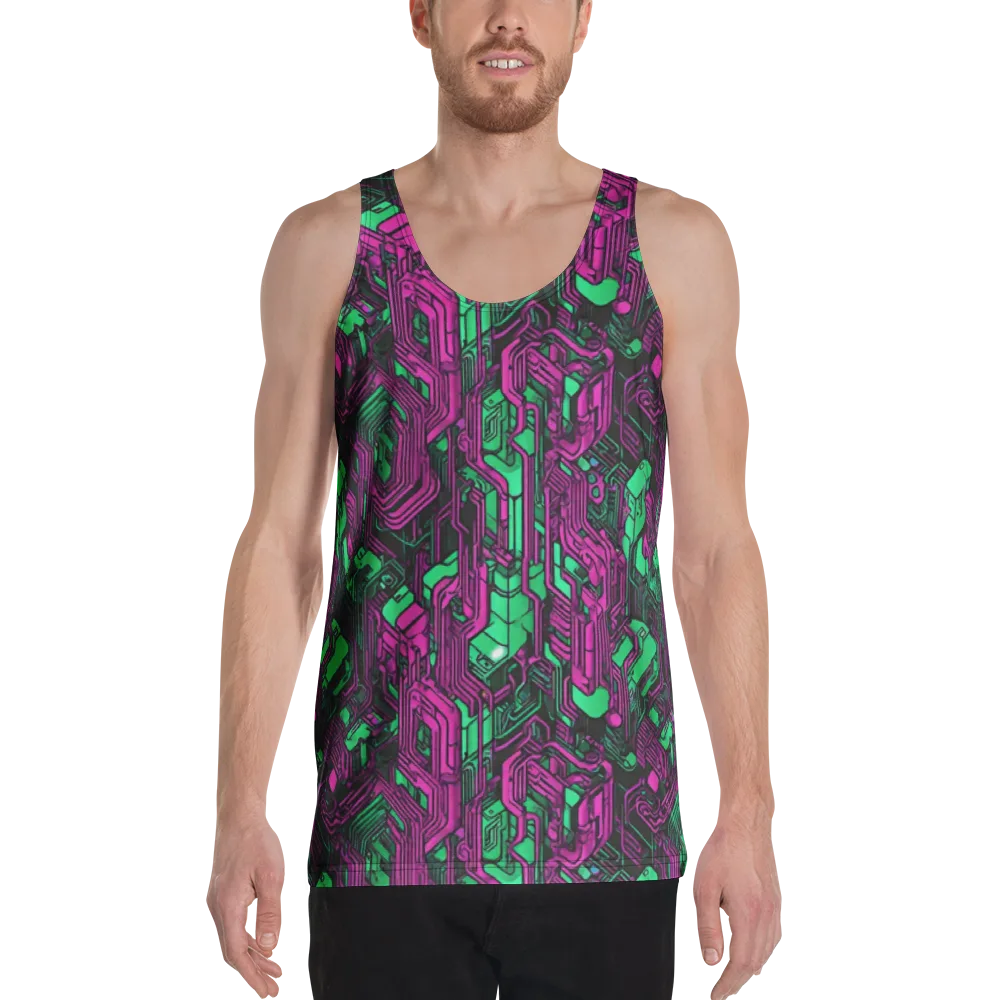 Afterglow Architecture on Men's Tank Top — Front