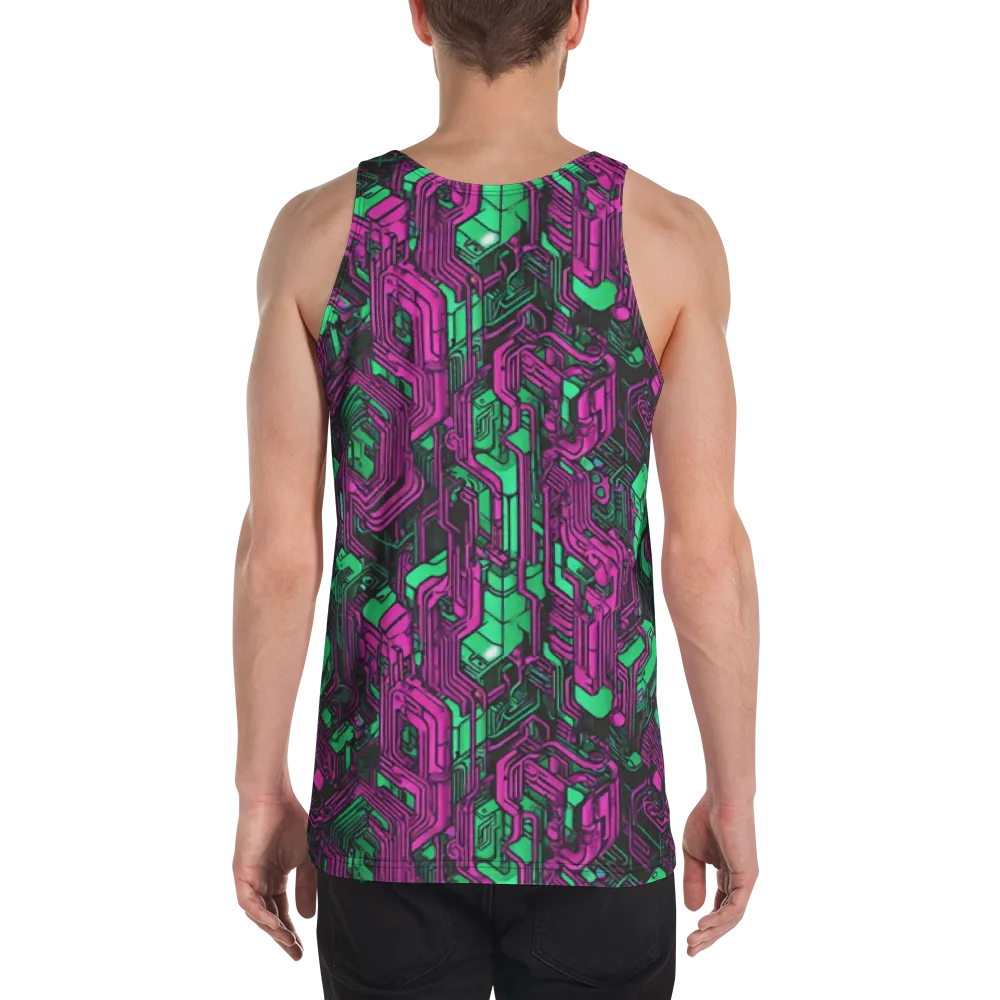 Afterglow Architecture on Men's Tank Top — Back
