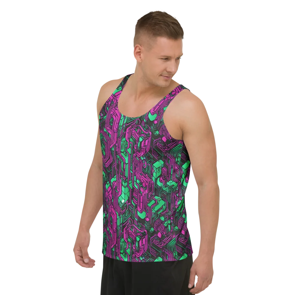 Afterglow Architecture on Men's Tank Top — Left Front