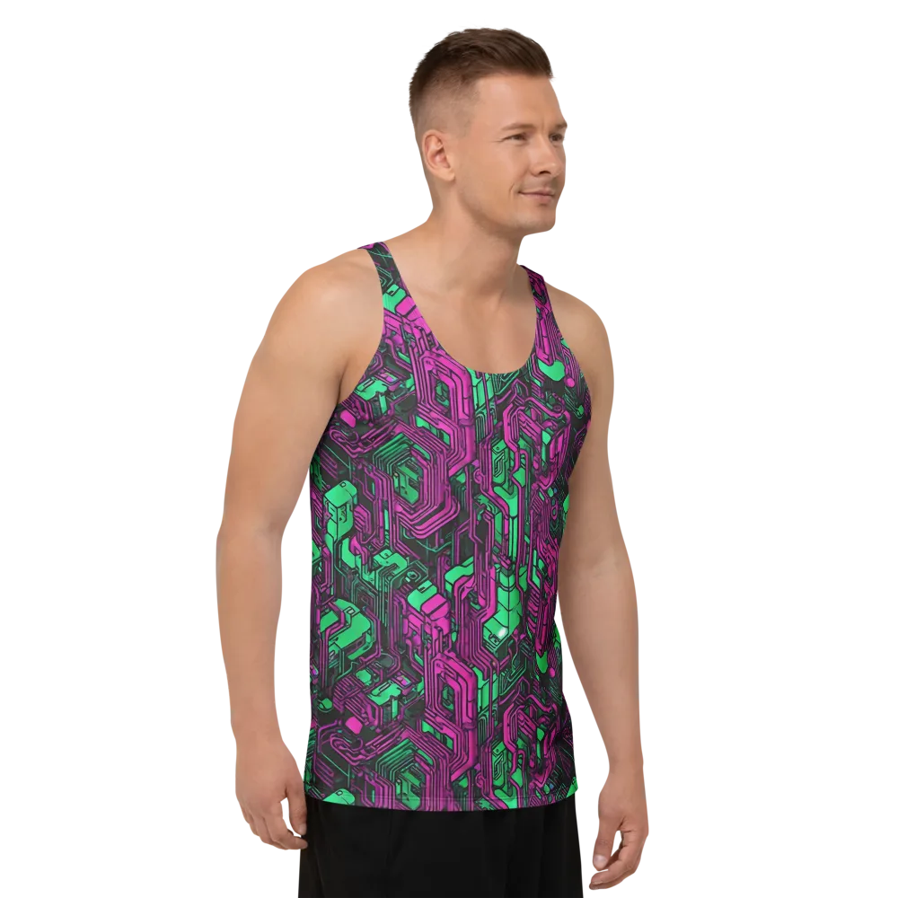 Afterglow Architecture on Men's Tank Top — Right Front
