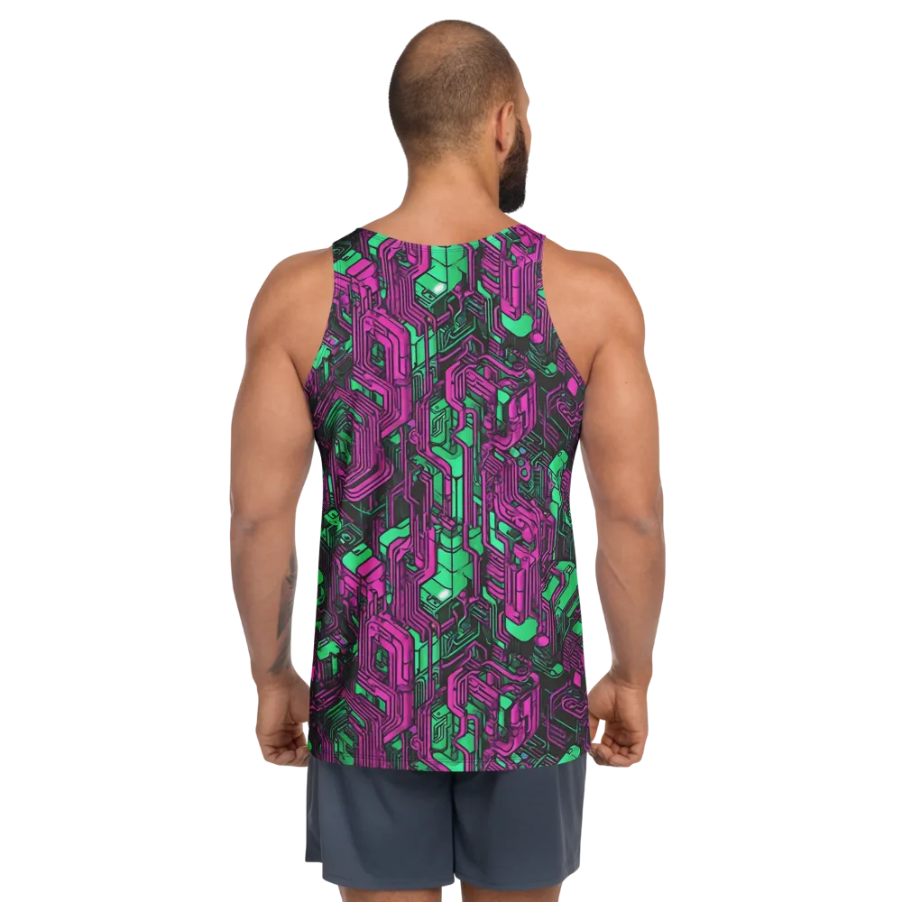 Afterglow Architecture on Men's Tank Top — Back