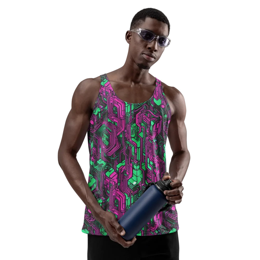 Afterglow Architecture on Men's Tank Top — Front