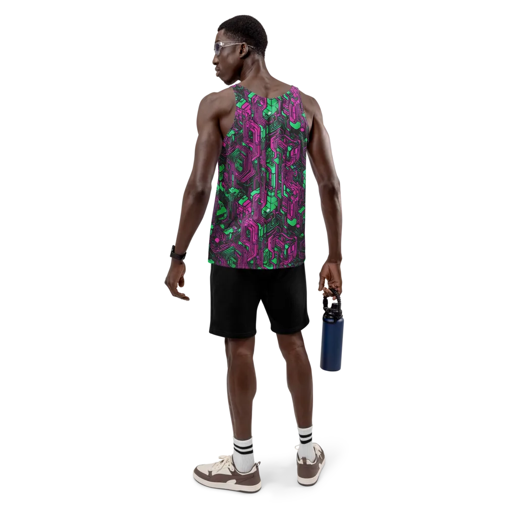 Afterglow Architecture on Men's Tank Top — Back