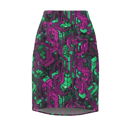 Afterglow Architecture on a Pencil Skirt