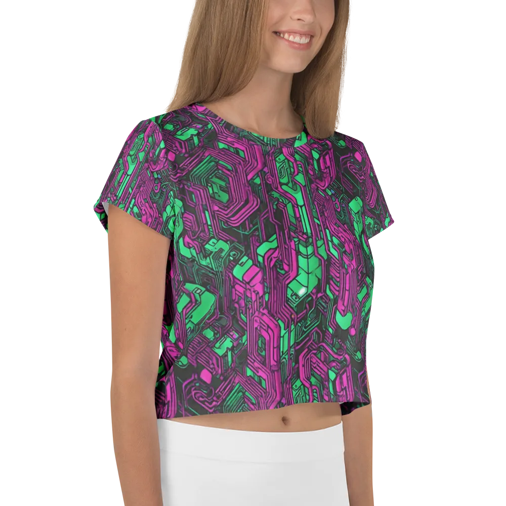 Afterglow Architecture on Crop Tee — Right