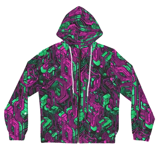 Afterglow Architecture on a Women's Full-Zip Hoodie