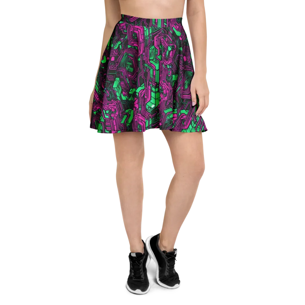 Afterglow Architecture on Skater Skirt — Front