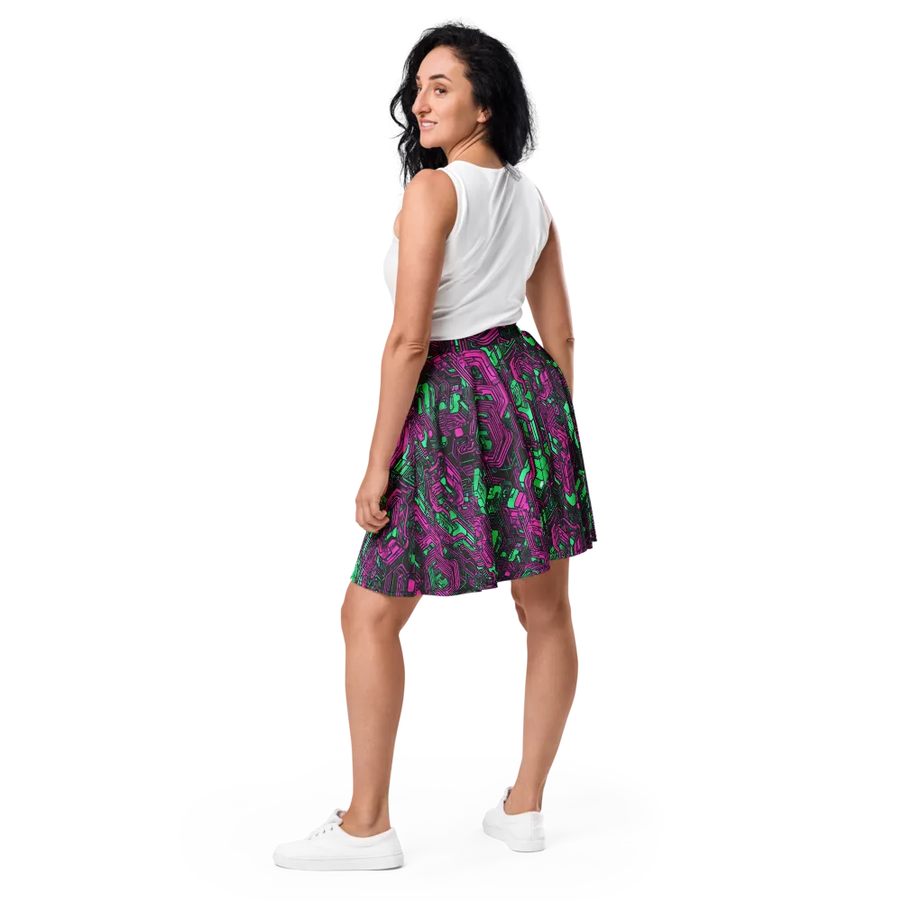 Afterglow Architecture on Skater Skirt — Back