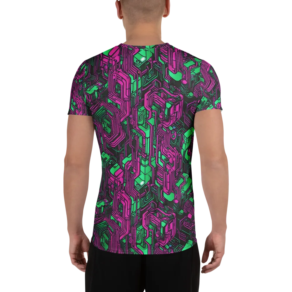 Afterglow Architecture on Men's Athletic T-Shirt — Back