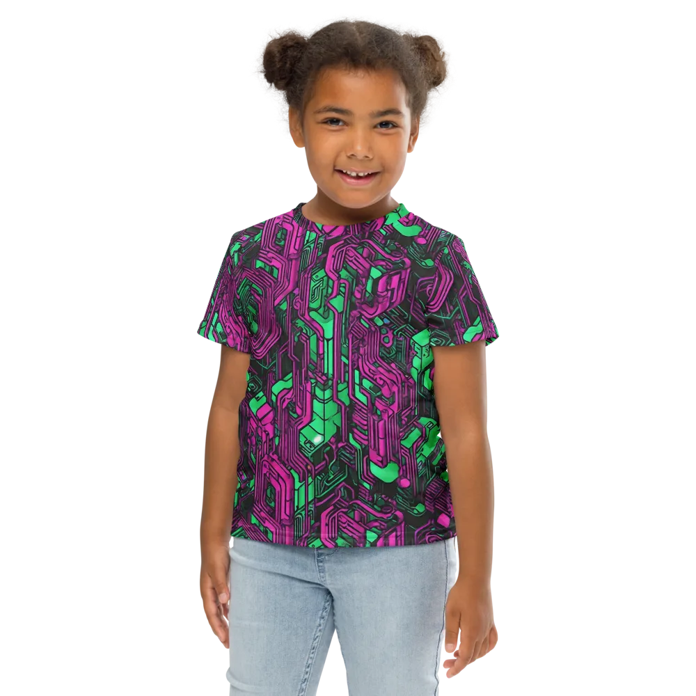 Afterglow Architecture on Kids Crew Neck T-Shirt — Front