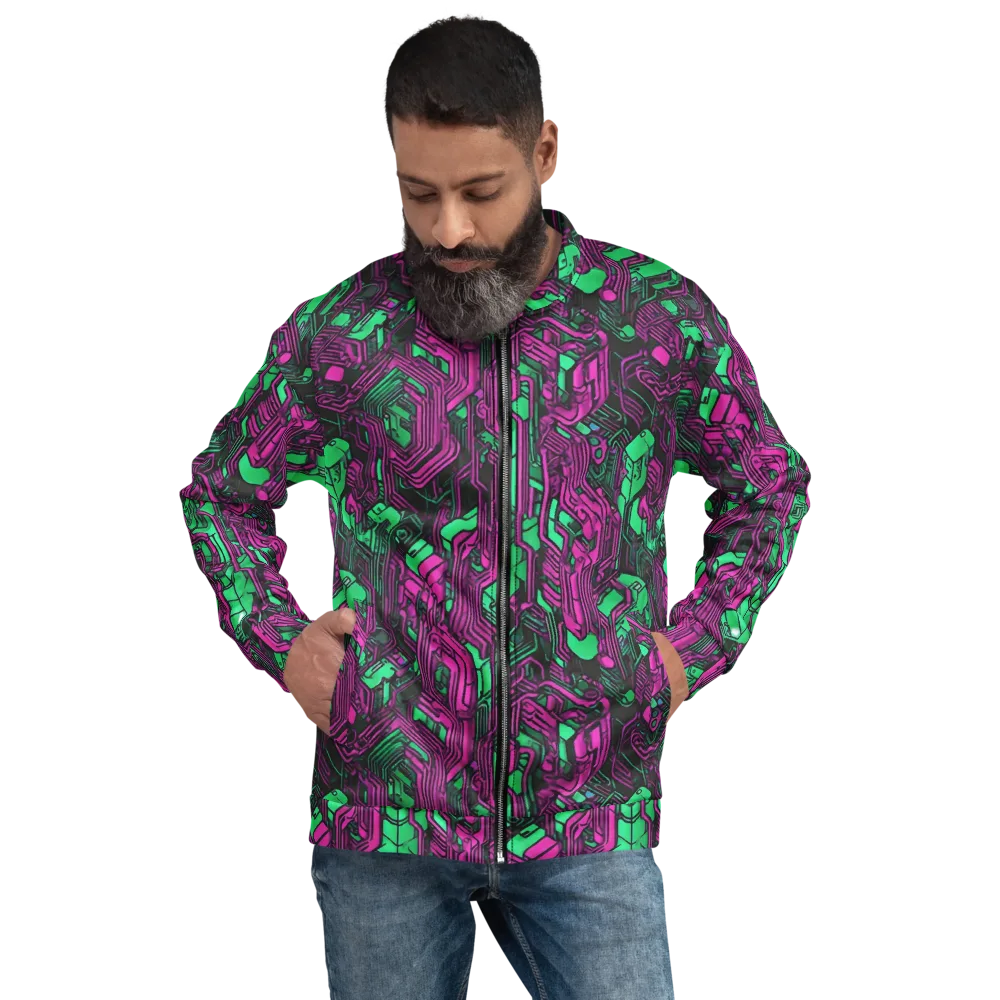 Afterglow Architecture on Bomber Jacket — Front