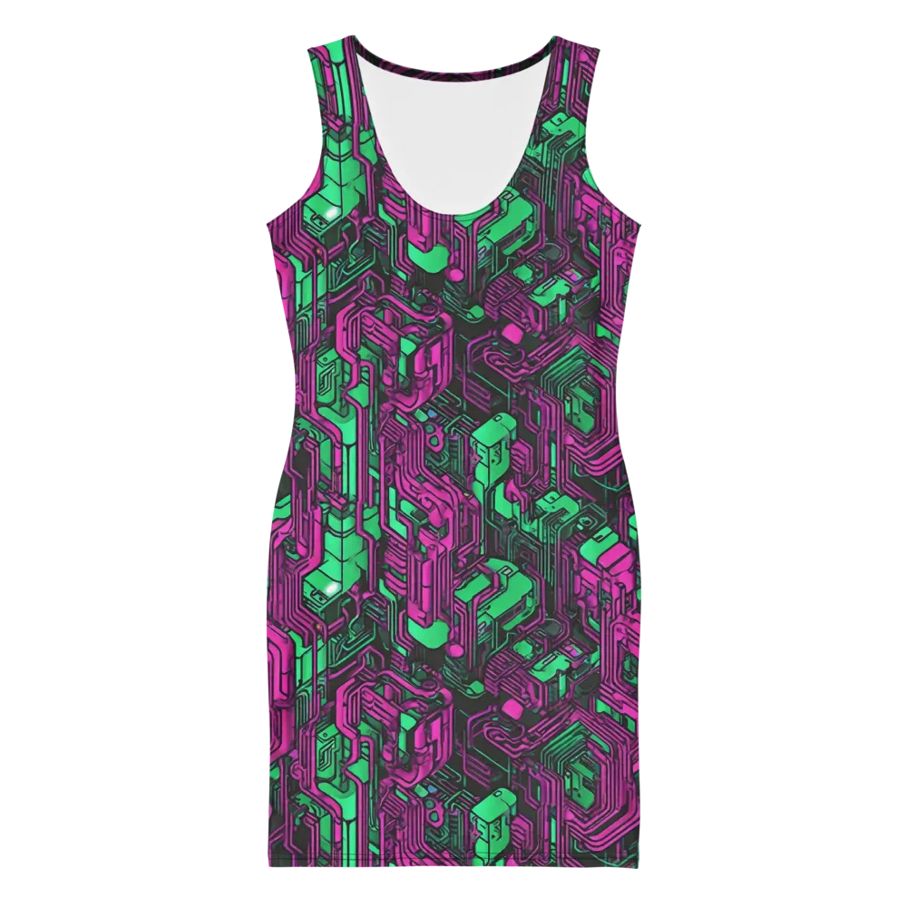 Afterglow Architecture on Bodycon Dress — Front