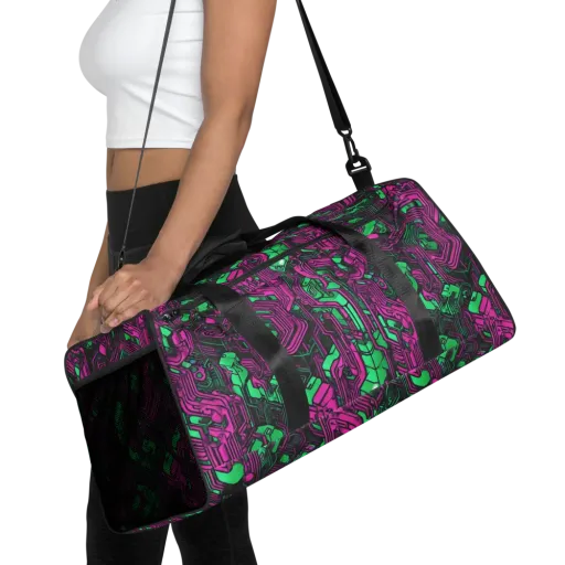 Afterglow Architecture on a Duffle Bag