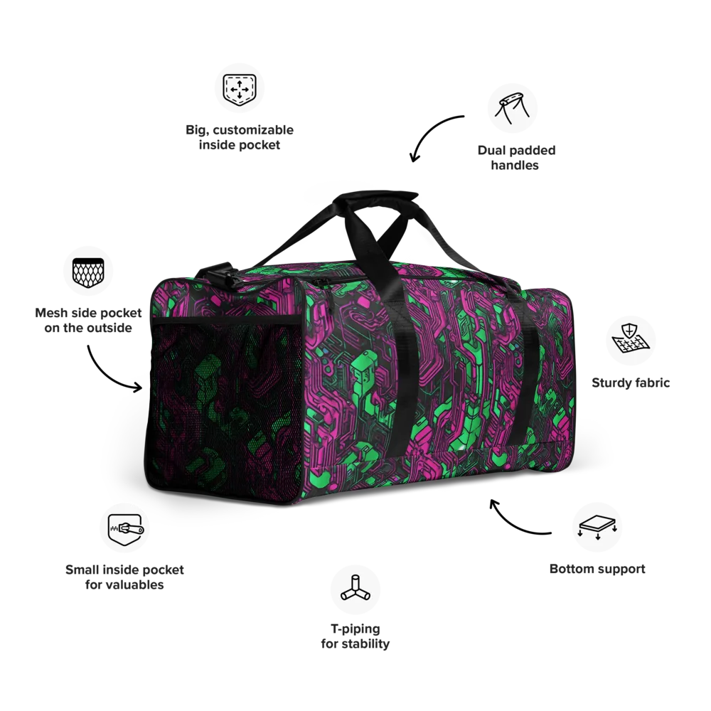 Afterglow Architecture on Duffle Bag — Right Front