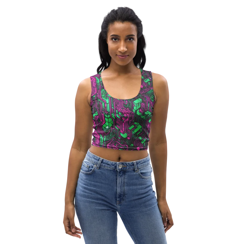 Afterglow Architecture on Crop Top — Front