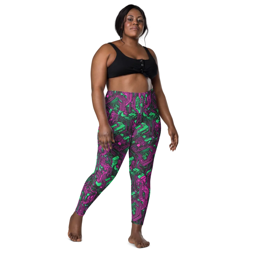 Afterglow Architecture on Leggings with Pockets — Front