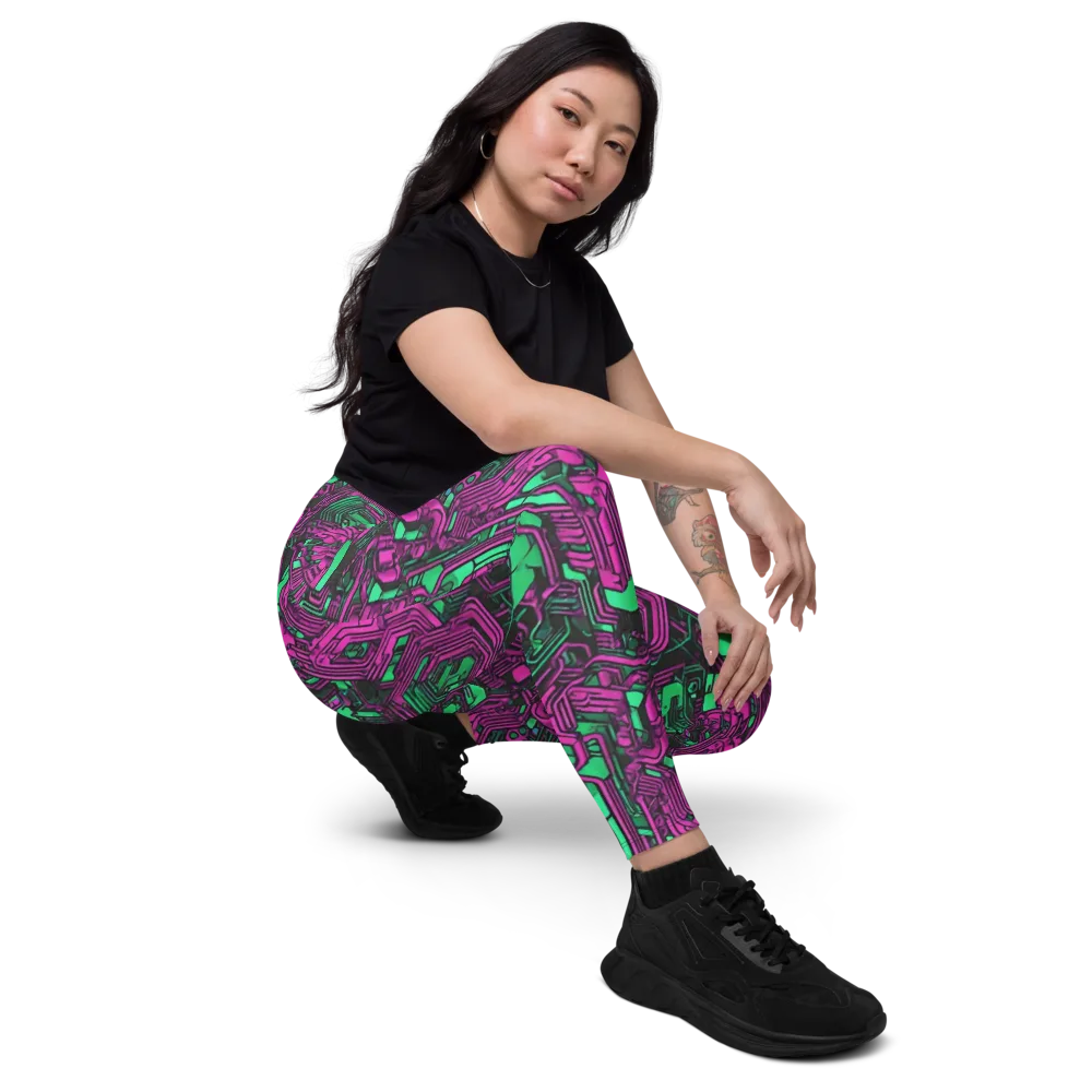 Afterglow Architecture on Leggings with Pockets — Right Front