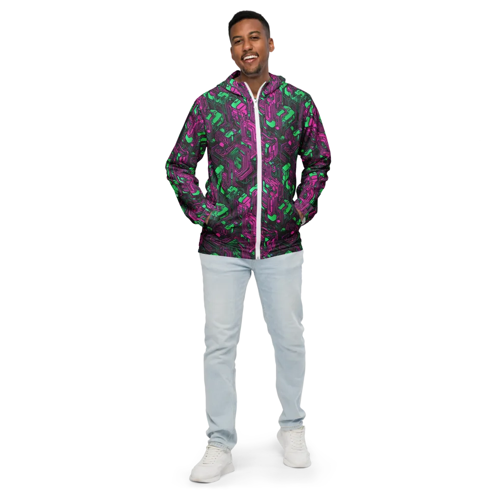 Afterglow Architecture on Men's Windbreaker — Front