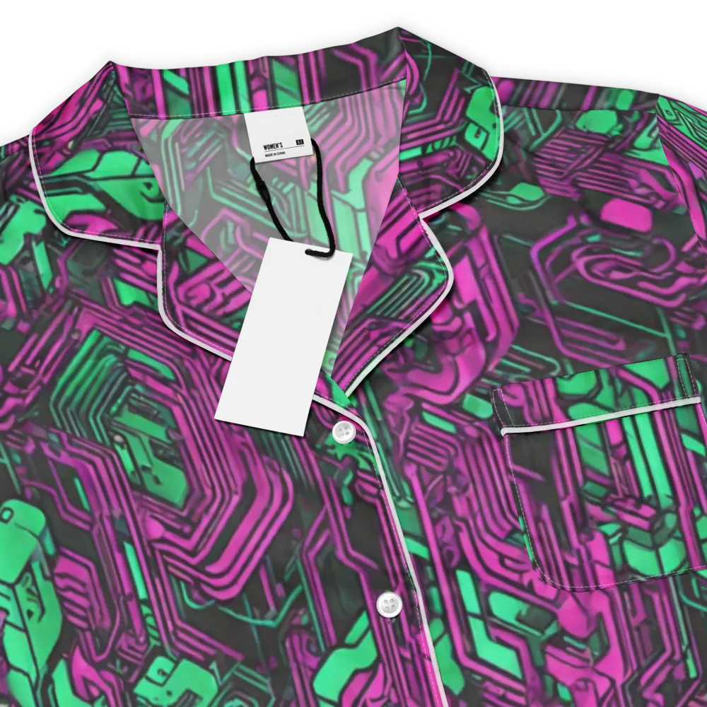 Afterglow Architecture on Women's Short Sleeve Pajama Top — Product details