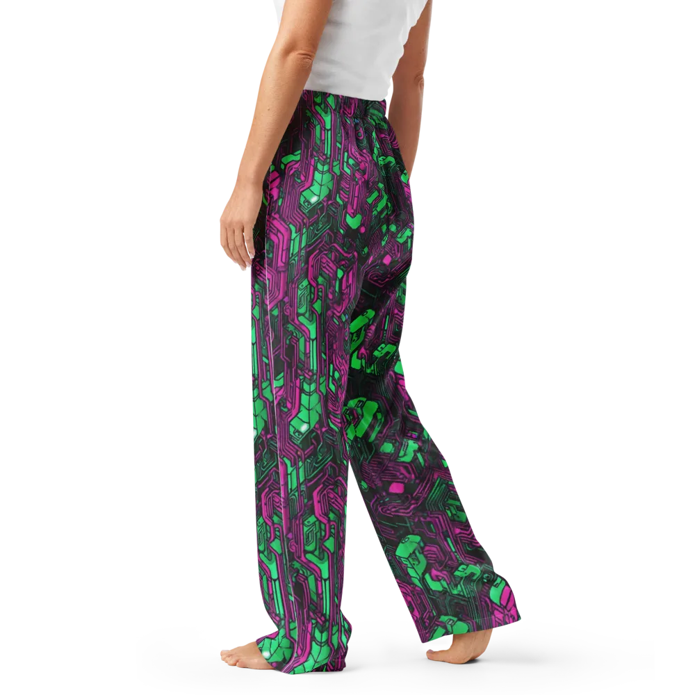 Afterglow Architecture on Women's Pajama Pants — Left