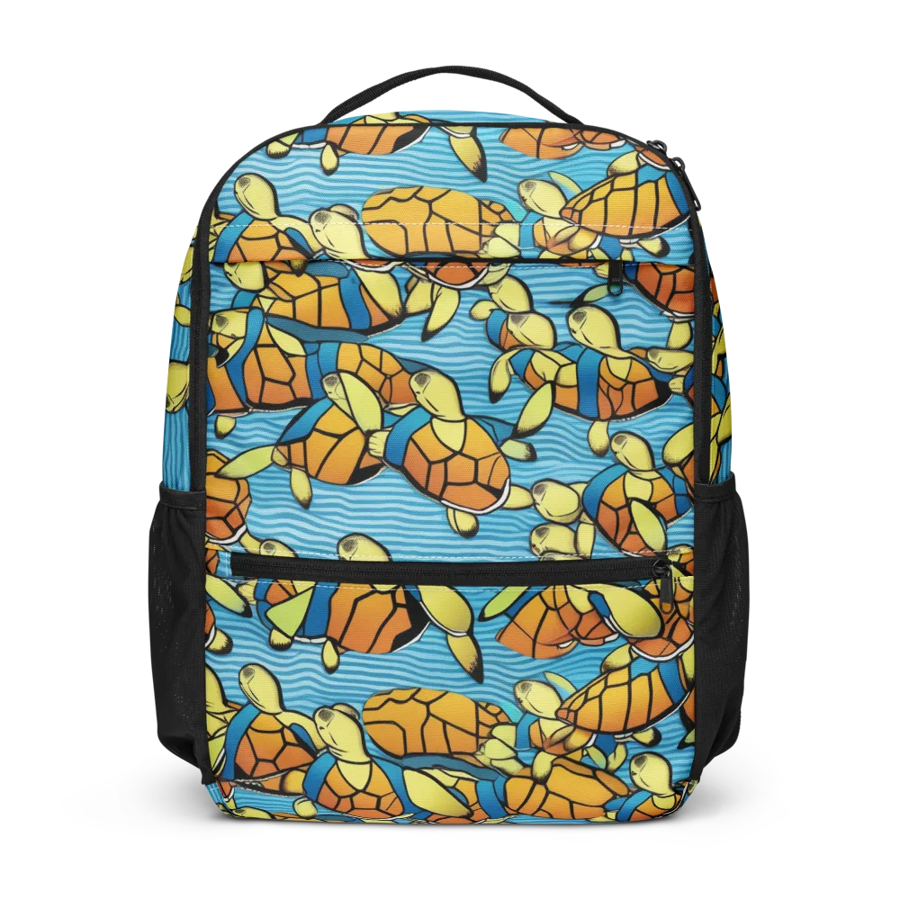 Tidal Shell Parade on Utility Backpack — Front
