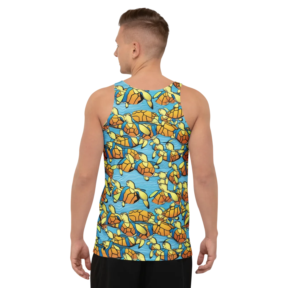 Tidal Shell Parade on Men's Tank Top — Back