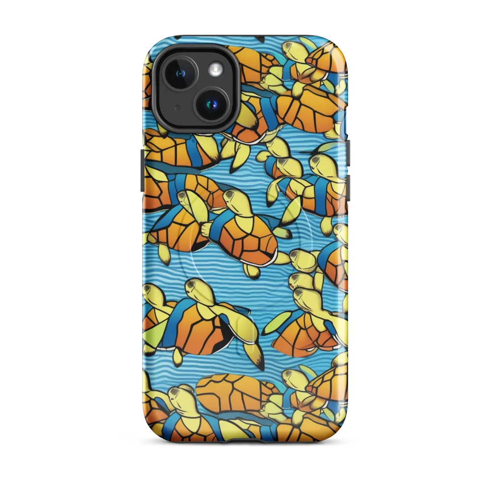 Tidal Shell Parade on MagSafe Tough Case for iPhone® — Front