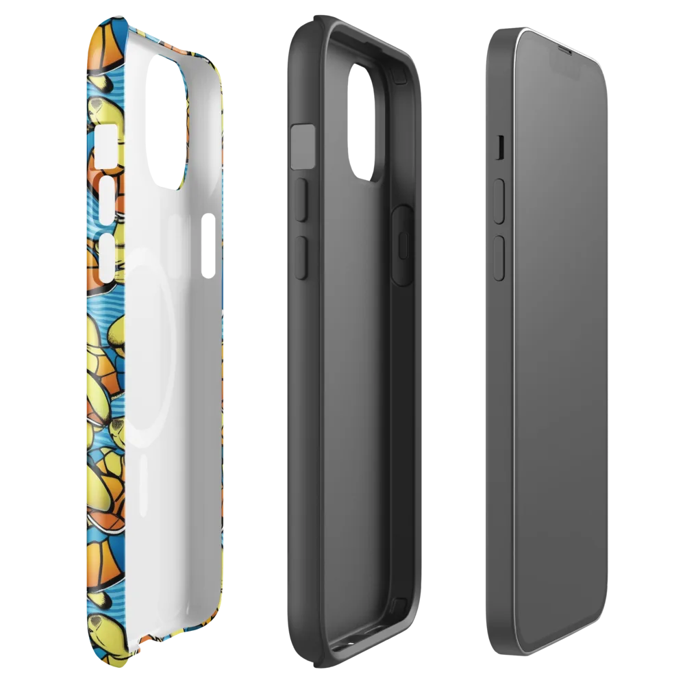 Tidal Shell Parade on MagSafe Tough Case for iPhone® — Front