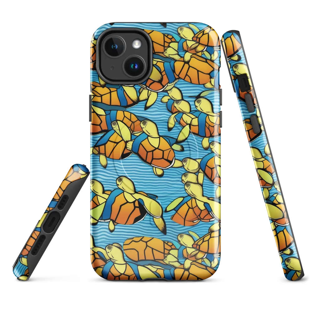 Tidal Shell Parade on MagSafe Tough Case for iPhone® — Front