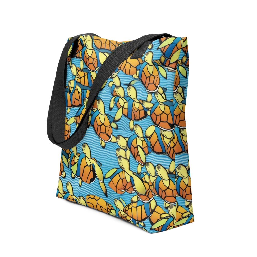 Tidal Shell Parade on Tote Bag — Front