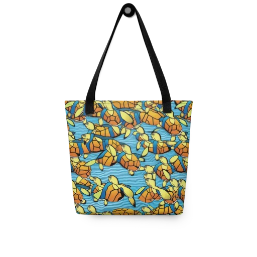 Tidal Shell Parade on a Tote Bag