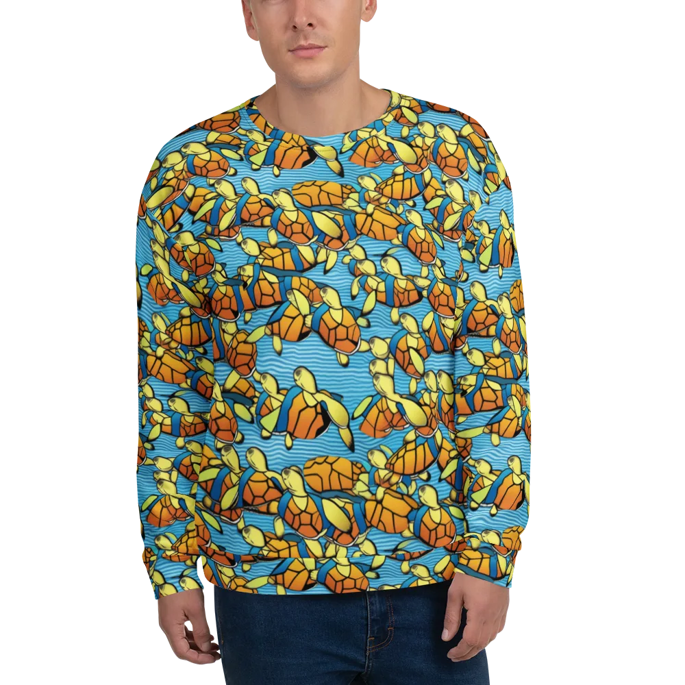 Tidal Shell Parade on Sweatshirt — Front