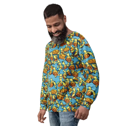 Tidal Shell Parade on a Sweatshirt
