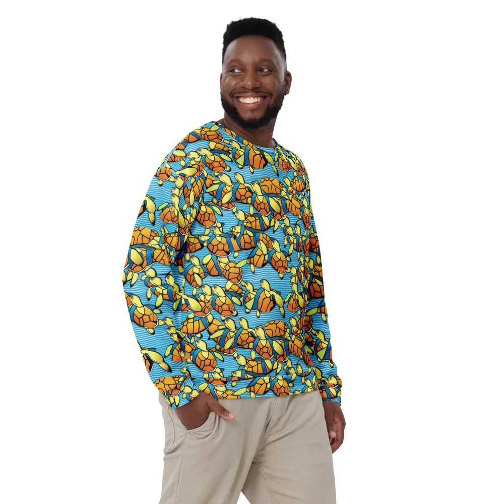 Tidal Shell Parade on Sweatshirt — Front