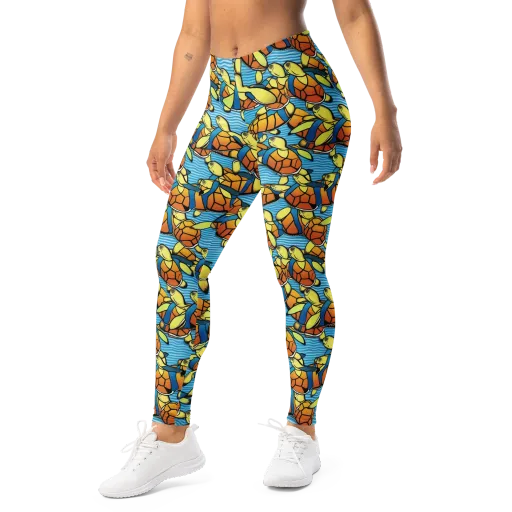Tidal Shell Parade on a Leggings